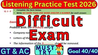 REAL 13, 14 & 22 AUGUST 2026 IELTS LISTENING PRACTICE TEST 2026 WITH ANSWERS | HARD IELTS