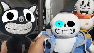 JL434 Review) Sans and Papyrus Plush and Cartoon cat Plush Review