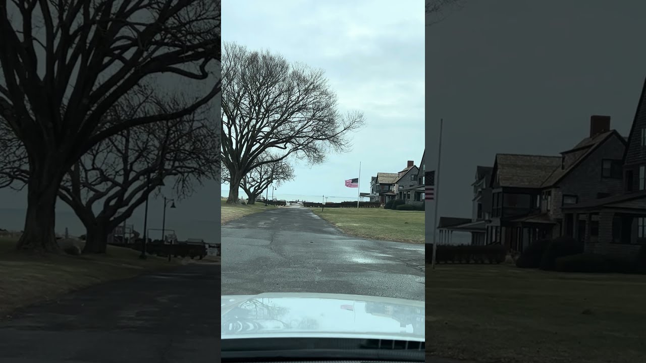 Driving through Fenwick in Old Saybrook, Conn.  