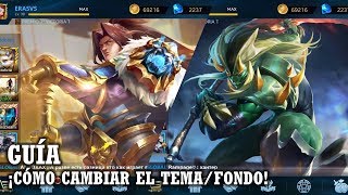 GUÍA: CÓMO CAMBIAR EL TEMA/FONDO | Heroes Evolved | Español