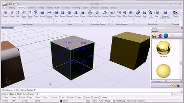 RhinoGold Training Level 1 - 8.3 Fillet and Chamfer