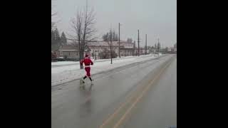 Santa On The Run - Fruitvale, Bc