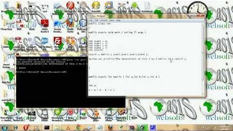 A simple method for Calculating the determinant of a 2 by 2 sized matrix in Java
