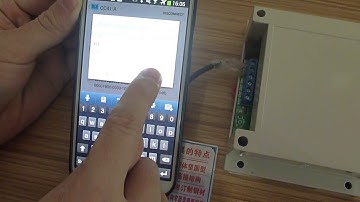 BT23A02 & CE038 2/4 channel Bluetooth relay Android operating demo