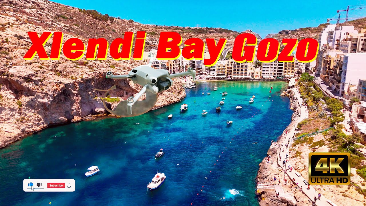XLENDI BAY GOZO SISTER ISLAND TO MALTA BREATHTAKING  DJI mini 4 Pro