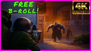 4K 5 Minutes Of Zombies Getting Cured No Commentary Background Footage Free To Use Youtube B-Roll