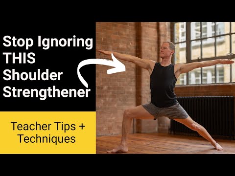 Stronger, More Stable Shoulders in Yoga (The Key Action You’re Not Using) l Yoga Teacher Tips