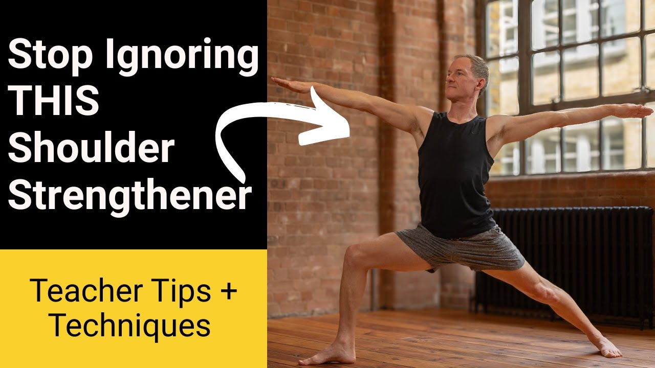 Stronger, More Stable Shoulders in Yoga (The Key Action You’re Not Using) l Yoga Teacher Tips