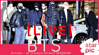 [LIVE]   BTS Arrival - at Incheon Airport 20260209