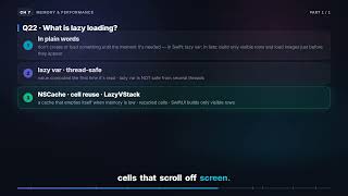 Memory Management, ARC & Lazy Loading | iOS Interview Round 1 (7.1)