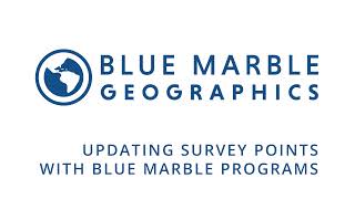 Updating Survey Points with Blue Marble Programs screenshot 4