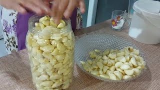 Sarimsak Turşusu Nasilyapilir Sarimsak Turşusu Tari̇fi̇