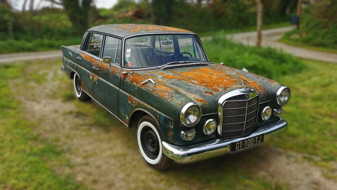 Je roule au quotidien en Mercedes Diesel de 1963 !