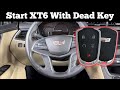 2020 - 2022 Cadillac XT6 NO REMOTE KEY DETECTED - How To Start With Dead XT6 Key Fob Not Working