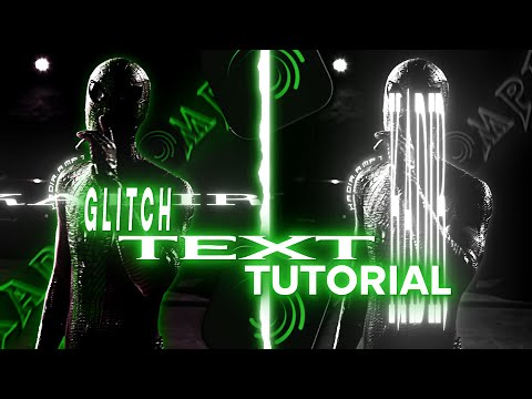 Glitch Text TUTORIAL | Alight Motion TUTORIAL (+Preset)