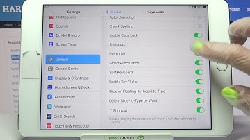 How to Enter Text Correction Options on IPAD 4 MINI - Text Correction Options
