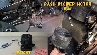 Dodge Challenger Dash Vent Blower Motor Removal & Installation & Weight
