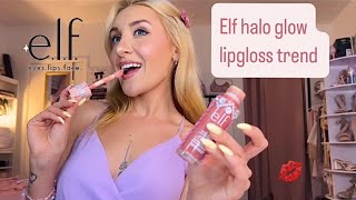 Recycling my @elfcosmetics halo glow into jumbo lipgloss! ✨💄#trending #makeup #diy #cute #elf