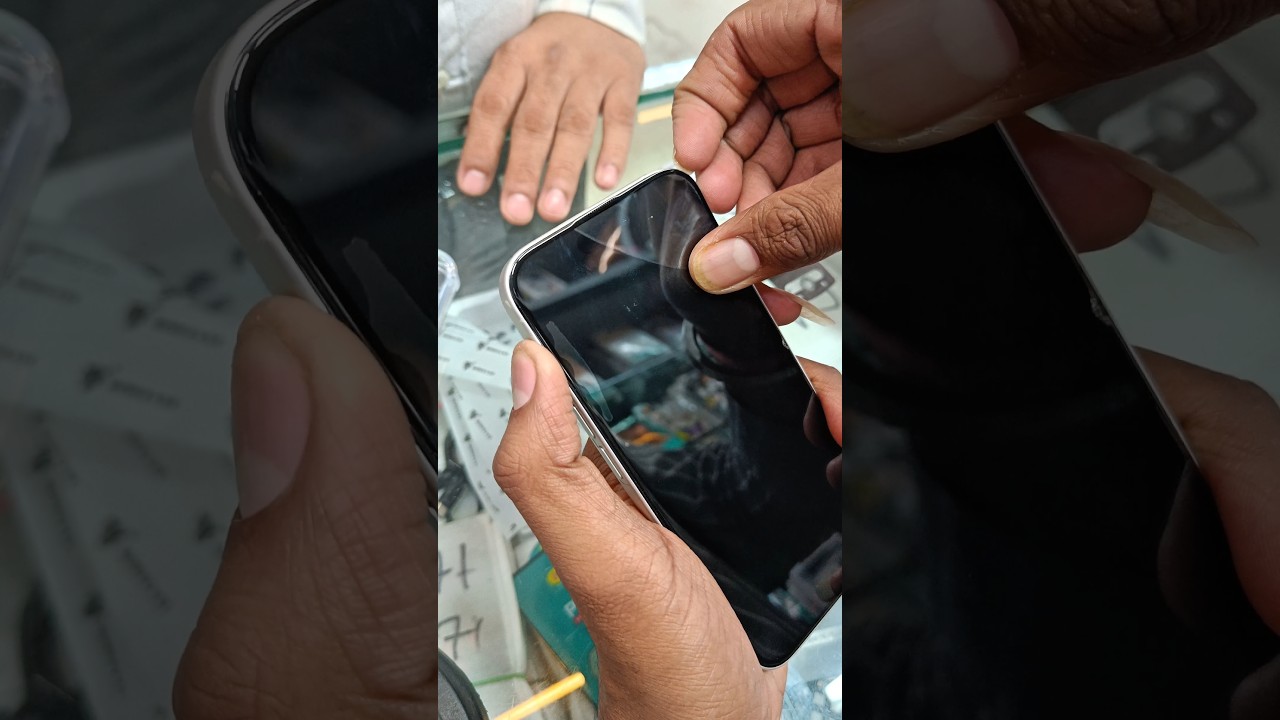 Remove Tempered glass Screen protector for iPhone 16 