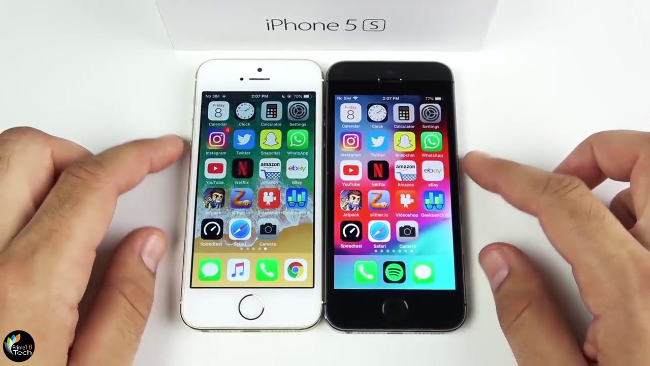 iPhone 5S iOS 11 vs iPhone 5S iOS 12 Speed Test