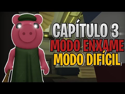 Tente Escapar da Galeria no Modo Enxame e Modo difícil no Roblox!- Roblox Piggy