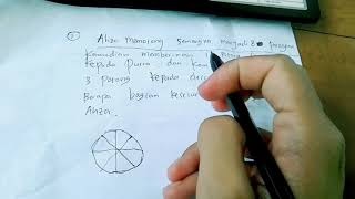 Kelas 3 SD Pecahan, Menyelesaikan soal Cerita