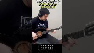 Video thumbnail of "PARA LOS OJOS MAS BELLO - Como tocar el punteo: Tablatura, TAB, tutorial"
