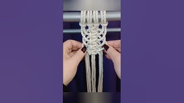 #macrametutorial #knot #macrame #diy #patternknot #homedekor #shorts @OlenkaYakymenko