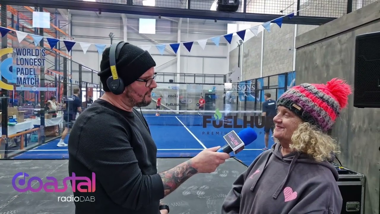 Scott's Drivetime Tour at the Worlds Longest Padel Match Interview 3
