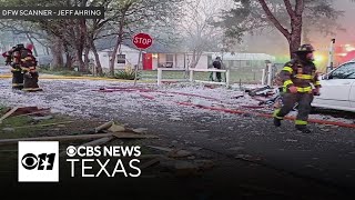Apparent explosion sparks house fire, evacuations in Lake Dallas