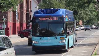 2017 New Flyer XN40 #732 on the (D) Train Shuttle Bus at Grand Concourse and 204th Street
