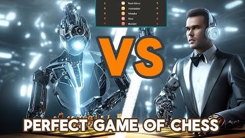 A PERFECT GAME OF CHESS ENDS IN A DRAW