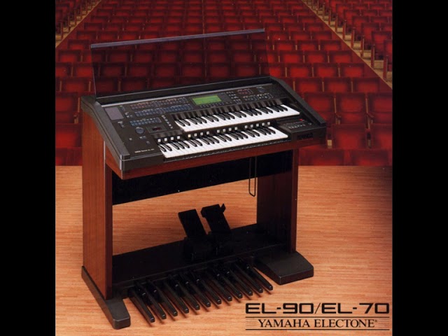 Mina Nakagawa.. Yamaha Electone EL90...Somewhere Out There 