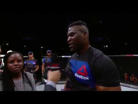 Fight Night Albany: Francis Ngannou Octagon Interview