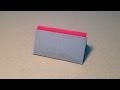 【折り紙（おりがみ）】　おさいふの折り方　作り方　簡単