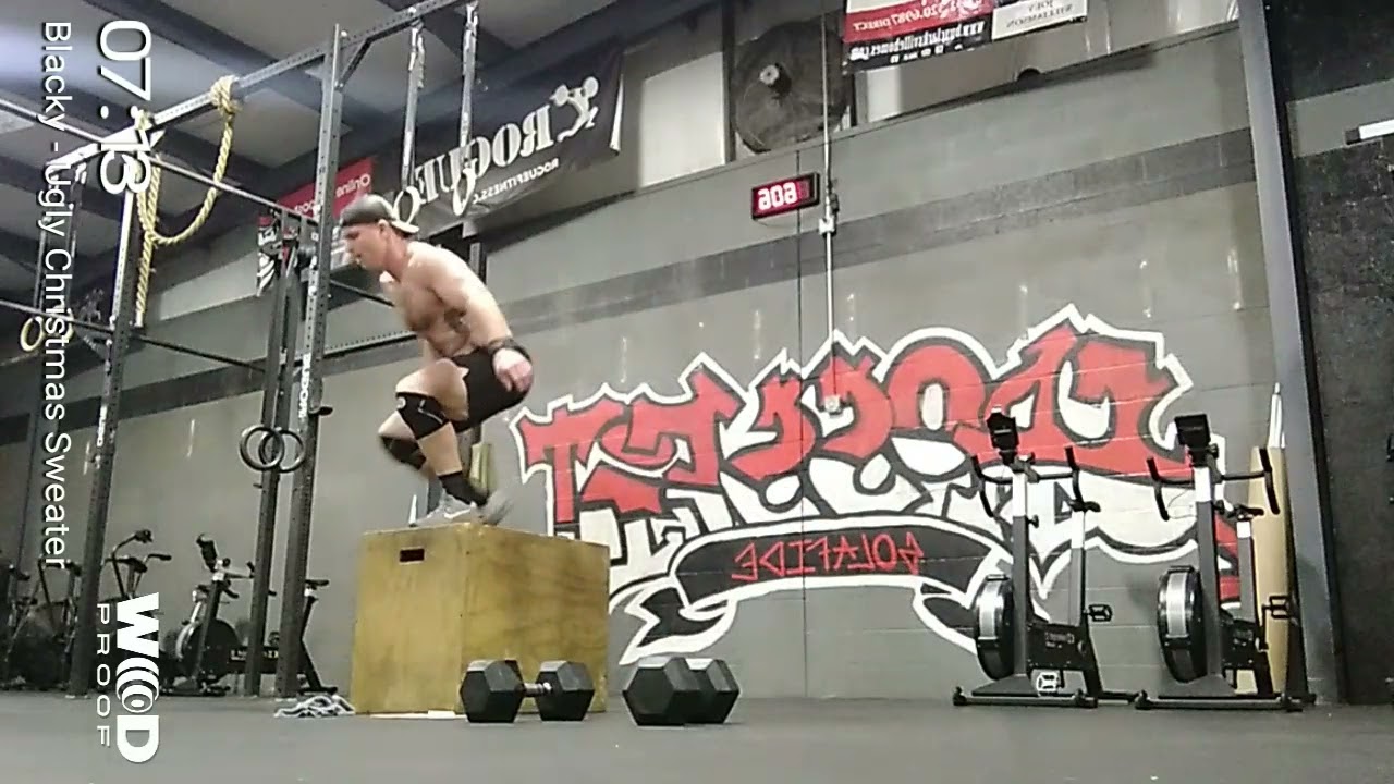 crossfit christmas sweater