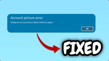 (FIXED) Account Picture error in Windows