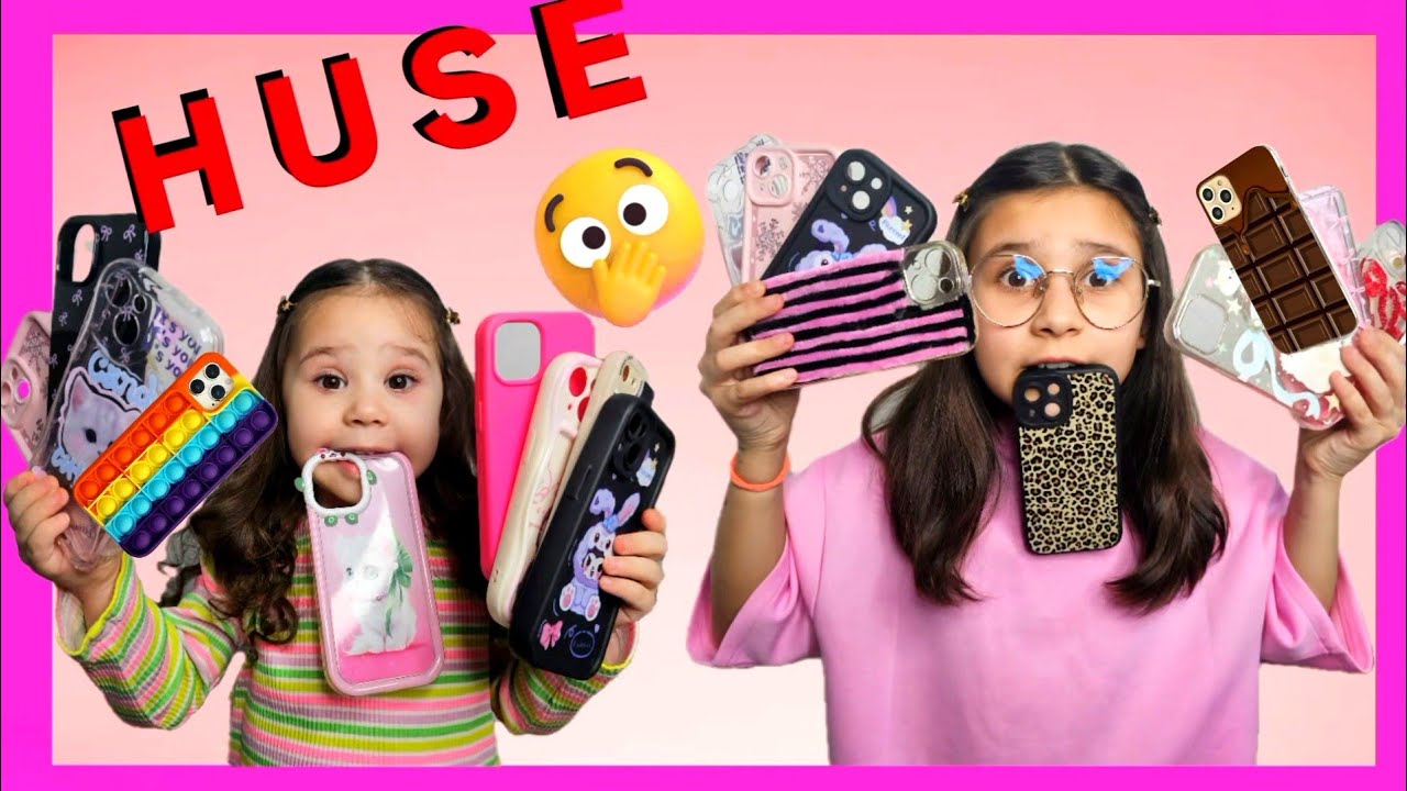 🫢ALISA vrea TELEFON🤳  COLECȚIA MEA DE HUSE pentru IPHONE / Vloguri COPII cu Ciao Patricia și sora