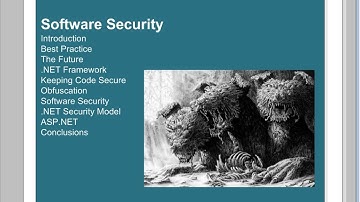 Intro to Sec. and Net. Forensics: 5 Software Security