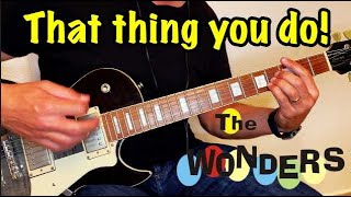 That thing you do! - The Wonders - guitar cover