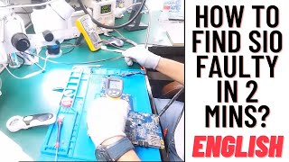 How to Find SIO is Short or Faulty in 2 Mins ? |Laptop Chiplevel Repairing Course in English |Laptex
