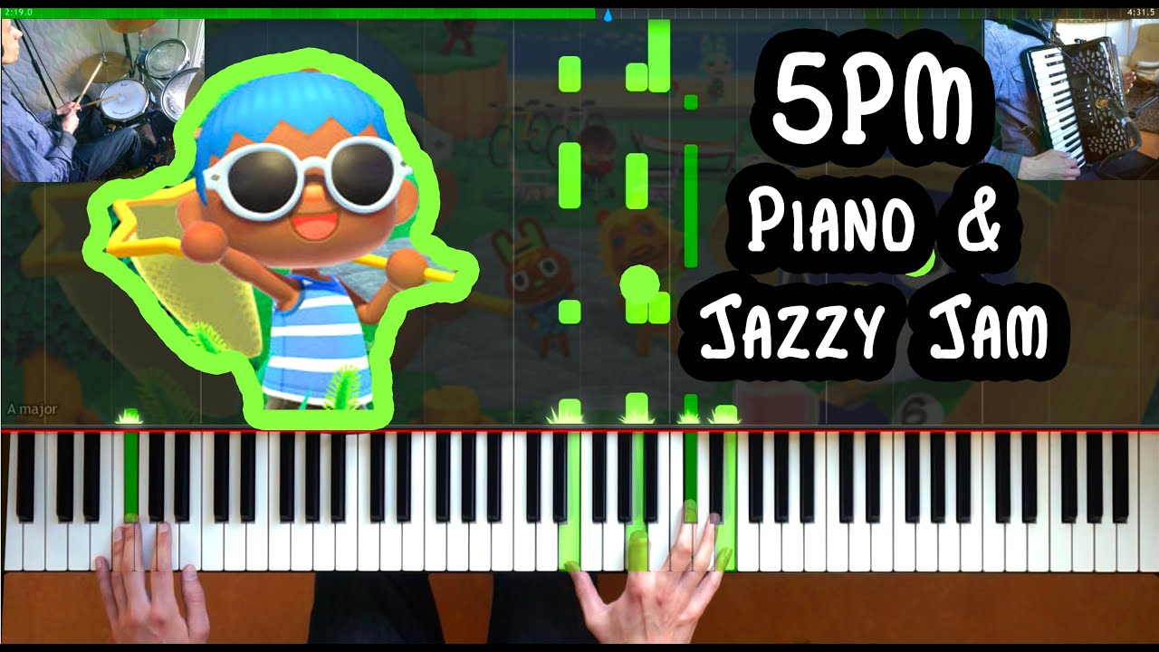 Animal Crossing: New Horizons - 5PM Piano [How To Play/Piano Tutorial