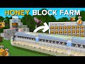 Minecraft Auto Honey Block Bee Farm Tutorial Honey Farm 26 1 
