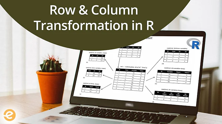 R Programming | Transforming Rows & Columns in Dataframe | Eduonix