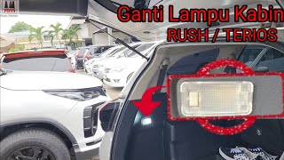 Replace the Rush/Terios Trunk Light