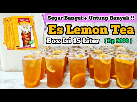 Resep Lemon Tea 15 Liter