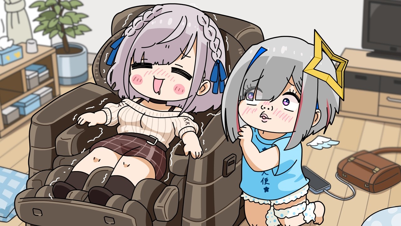 【手描き】団長を自宅に招いておいてキョドるDTかなたんw【白銀ノエル/天音かなた/ホロライブ切り抜き漫画】