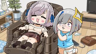 【手描き】団長を自宅に招いておいてキョドるDTかなたんw【白銀ノエル/天音かなた/ホロライブ切り抜き漫画】