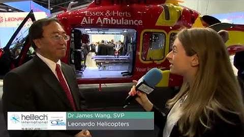Dr James Wang, Leonardo Helicopters | Helitech international 2017