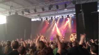 ANTHRAX Worship (Intro) + Earth on hell, Metallurgicales, Denain (FR), 09 juin 2012